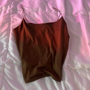Brown Tank top